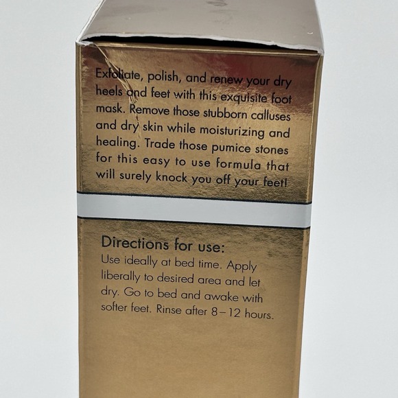 Whish Exfoliating Foot Mask Coconut Milk & Verbena SMOOTHES & SOFTENS 2.5 oz New - Picture 3 of 3